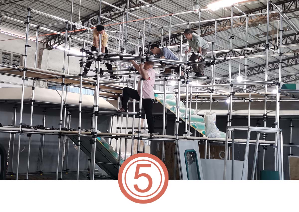 Indoor playground installation