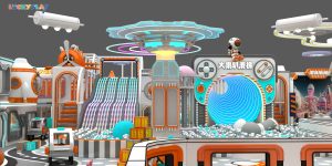 Space style indoor playground design