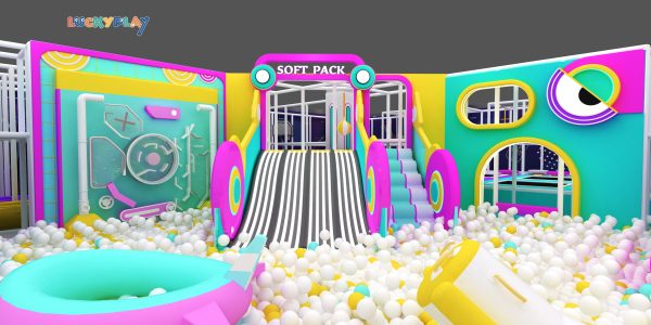 Weird Sound Wave Theme Indoor Playground
