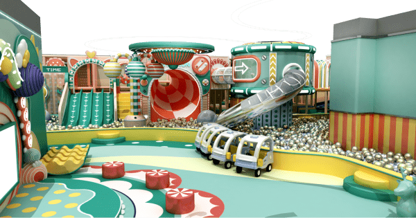 Forest style indoor playground design