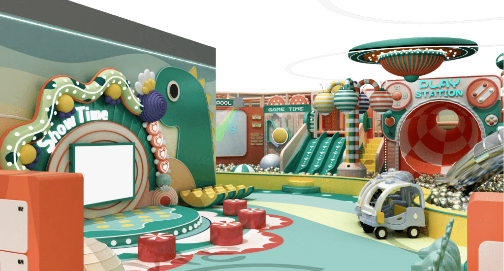 Forest style indoor playground design