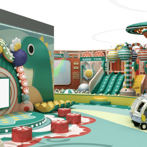 Forest style indoor playground design