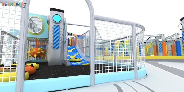 Minimalist style indoor playground design