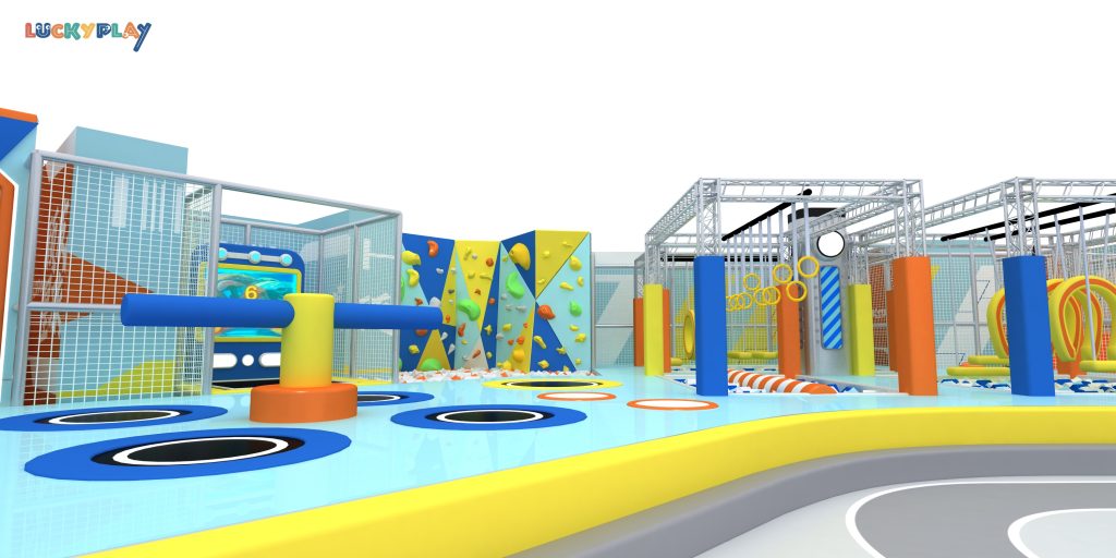 Minimalist style indoor playground design
