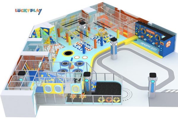 Minimalist style indoor playground design