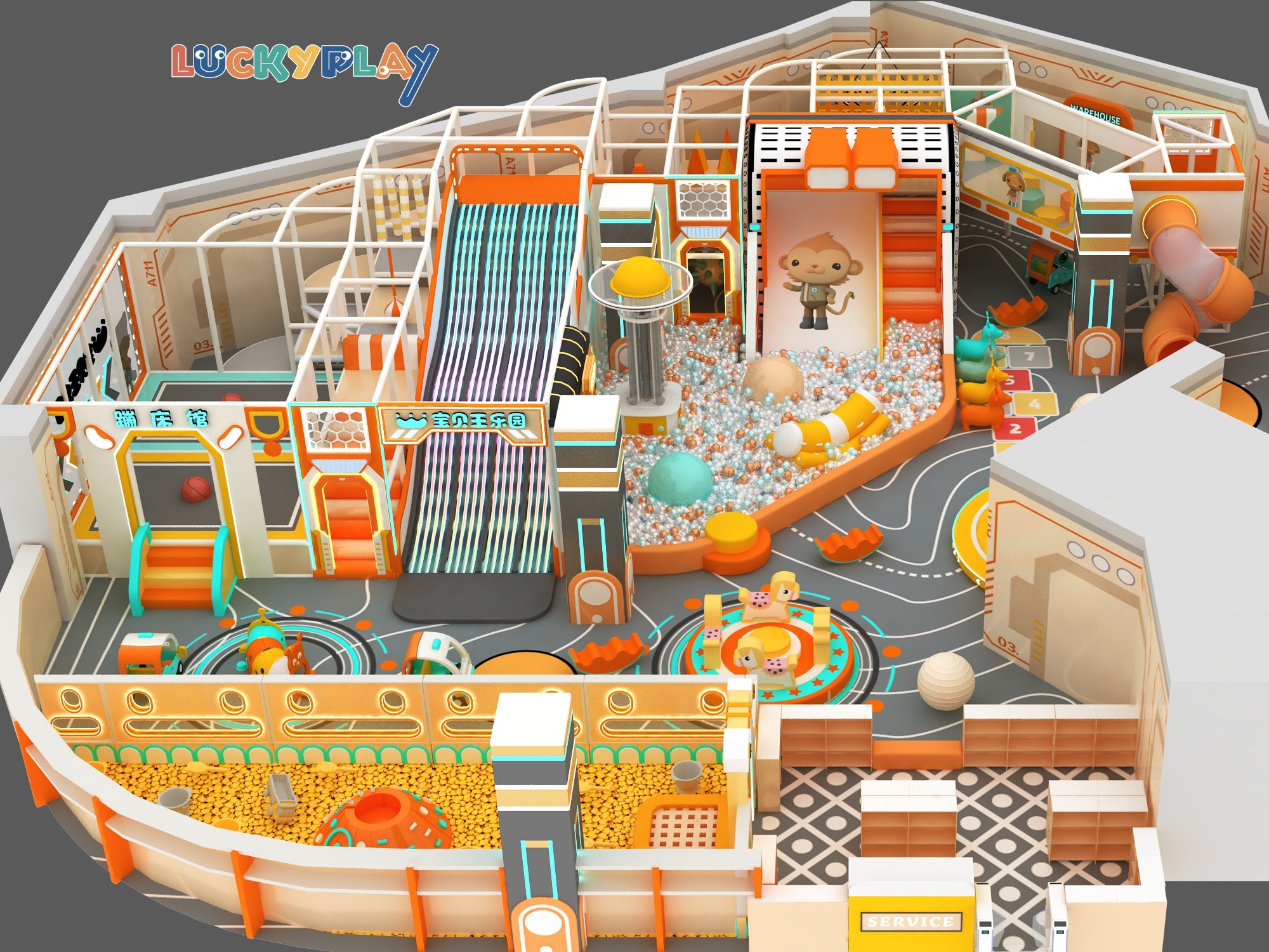 Custom Indoor Playground